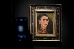 Se exhibirá en Buenos Aires el autorretrato de Frida Kahlo más cotizado del arte latinoamericano (Fuente: AFP)