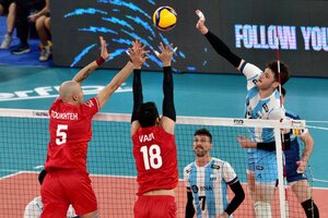 Mundial de vóleibol: Argentina no pudo con Irán en un partido interminable (Fuente: EFE)