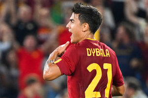 Serie A de Italia: Dybala hizo doblete y fue figura en la Roma (Fuente: AFP)