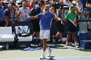 Pedro Cachín dio otro golpe de autoridad en el US Open (Fuente: AFP)