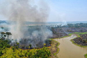 Pueblos indígenas piden a la humanidad actuar con urgencia para salvar Amazonas (Fuente: AFP)
