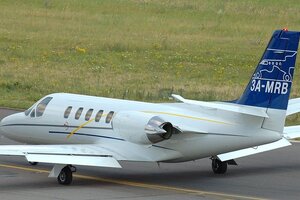 El avión en el que viajaba la familia Griesemann era un Cessna 551. (Foto: EFE/Imagen ilustrativa)