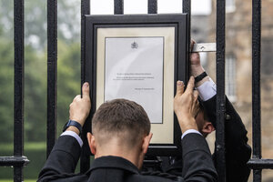 La reacción del pueblo británico por la muerte de la reina Isabel II (Fuente: AFP)
