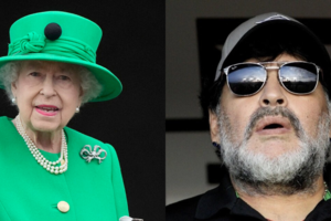 El día que Diego Maradona le agradeció a la Reina Isabel II