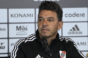 Gallardo y el Boca-River: "Tenemos intensiones de imponernos en su cancha" (Fuente: Prensa River)