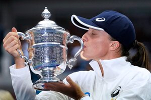 La polaca Swiatek se consagró campeona del US Open (Fuente: AFP)