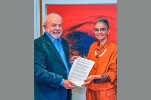 Lula se reencuentra con Marina Silva y recibe "propuestas para un Brasil más sustentable"