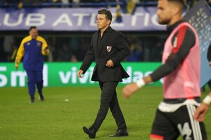 Marcelo Gallardo: "Este es un golpe duro y dependerá de nosotros levantarnos" (Fuente: NA)