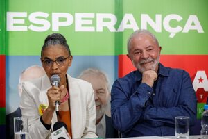 Marina Silva dio su respaldo a Lula  (Fuente: EFE)