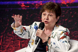 Kristalina Georgieva destacó el compromiso de Argentina con el programa del FMI (Fuente: EFE)