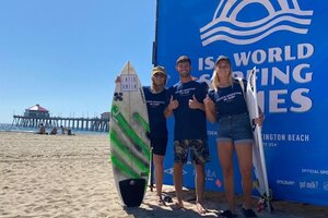 Argentina y su ilusión olímpica en el Mundial de surf 