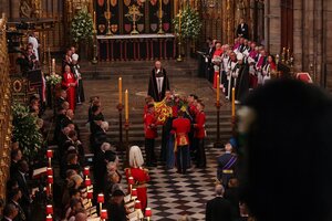 Con una ceremonia impactante, el Reino Unido despide a la reina Isabel II