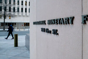El FMI destaca la suba de tasas como herramienta para frenar la inflación (Fuente: AFP)