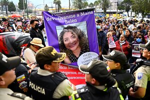 Encontraron el cuerpo de la abogada desaparecida hace 11 días en Ecuador (Fuente: AFP)