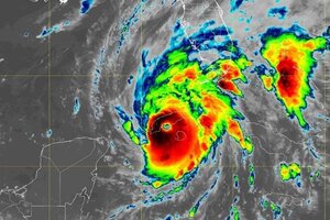 El huracán Ian llego a Cuba con vientos de hasta 205 kilómetros por hora