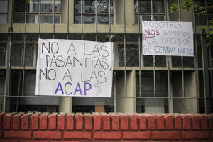 Pasantías en colegios porteños: Lavar platos, servir café y preparar sánguches (Fuente: Sandra Cartasso)