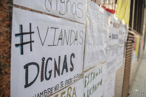 "Con hambre no se puede estudiar", el reclamo de los estudiantes por el sistema de viandas porteño (Fuente: Guadalupe Lombardo)