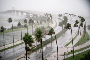 Huracán Ian: tocó tierra en la Florida con inusitada violencia (Fuente: AFP)