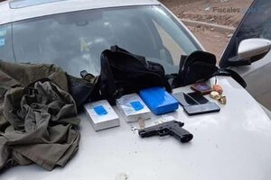 Un gendarme detenido con 3 kilos de cocaína en Salta