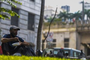 El hambre y la indigencia caminan por San Pablo (Fuente: AFP)
