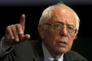 Bernie Sanders, senador por Vermont.  (Fuente: AFP)