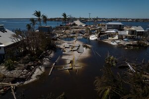Florida reporta más de 50 muertos por el huracán Ian y 4 Carolina del Norte (Fuente: AFP)