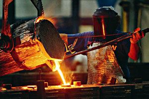 Mejora la producción metalúrgica