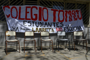 Tomas de colegios en CABA: alumnos del Lengüitas levantaron la medida (Fuente: Télam)