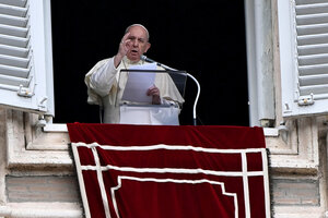 El papa Francisco pidió terminar con la "polarización agresiva" en Argentina (Fuente: EFE)