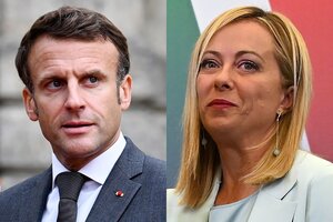 Meloni no disimula su fobia a Macron: ¿habrá paz entre Roma y París? (Fuente: EFE)