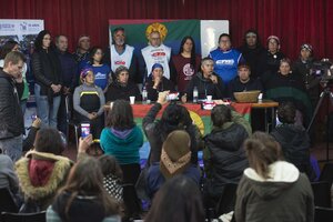 Las detenciones causaron repudios en la comunidad mapuche.  (Fuente: Télam)
