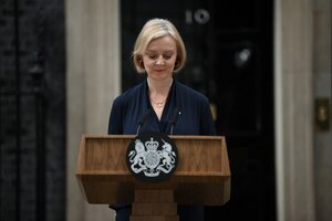 Reino Unido: renunció Liz Truss como primera ministra (Fuente: AFP)