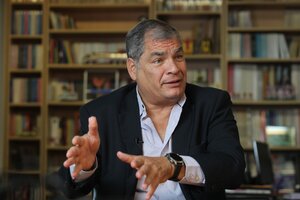 Rafael Correa: "Para la derecha la libertad es que el pez grande se coma al chico" (Fuente: Bernardino Avila)
