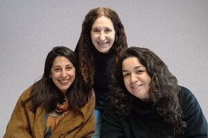 Marina Aizen, Pilar Assefh y Laura Rocha.