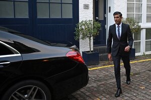 Reino Unido: Rishi Sunak será el nuevo primer ministro en reemplazo de Liz Truss (Fuente: AFP)