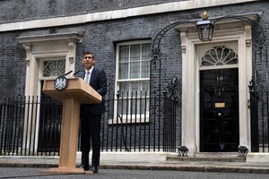 Rishi Sunak, nuevo primer ministro de Gran Bretaña. (Fuente: AFP)