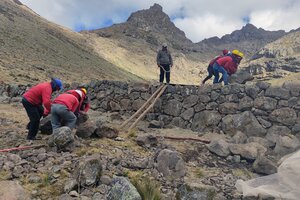 Un arqueólogo del Conicet recuperó una represa prehispánica en Perú