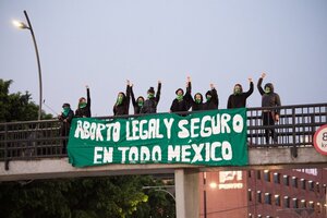 El aborto legal avanza en México: Quintana Roo aprobó la despenalización hasta la semana 12    (Fuente: EFE)