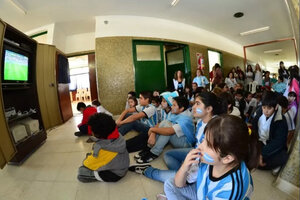 Mundial en las escuelas: ¿se podrán ver partidos de la selección argentina? 
