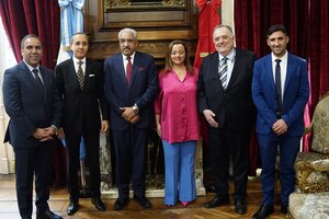 Cecilia Moreau recibió al Vicepresidente de la Cámara de Representantes del Reino de Marruecos