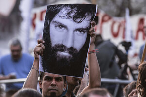 La familia de Santiago Maldonado ya no participará en la causa judicial mientras siga a cargo del juez Gustavo Lleral (Fuente: Sandra Cartasso)