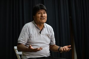 Evo Morales: "nuestro pueblo espera que dejen el cálculo político y la mezquindad" (Fuente: Xinhua)