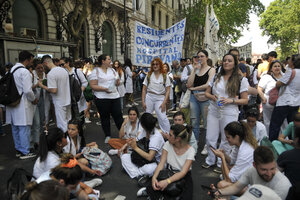 Vuelven a parar residentes, concurrentes y enfermeres de hospitales porteños (Fuente: Sandra Cartasso)