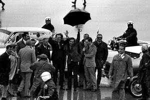 La vuelta de Perón: del Cordobazo al anuncio del vuelo chárter de Alitalia