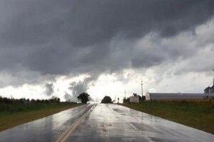 El SMN emitió una alerta amarilla por tormentas en gran parte del país