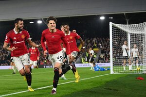 La racha de Garnacho en el Manchester United (Fuente: AFP)