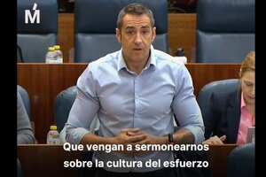 Un diputado español desarmó un slogan clásico de la derecha