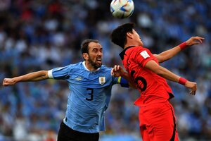 Uruguay no pudo con Corea del Sur en su primer partido en Qatar (Fuente: Télam)