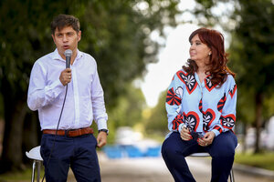 Kicillof y Cristina  (Fuente: NA)