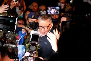 Ecuador: el exvicepresidente Jorge Glas salió de la cárcel (Fuente: AFP)